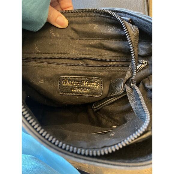 Darcy Marks London‎ Vegan Leather Black Backpack Purse Bag 12x12x5” - Picture 5 of 7